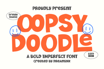 Oopsy Doodle Font: Fun Hand-Drawn Style for Creative Projects