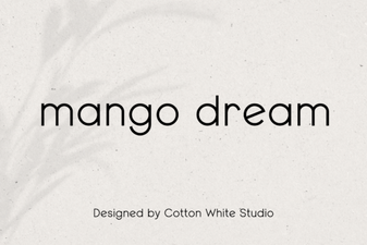Mango Dream Font: Vibrant Typography for Creative Projects