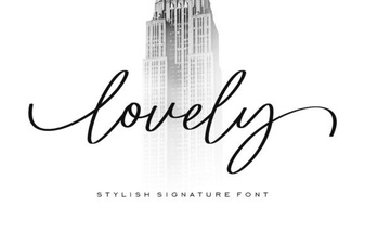 Lovely Font Inspirations for Modern Design Projects