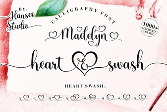 Madelyn Heart Script Font – Free Download for Elegant Designs